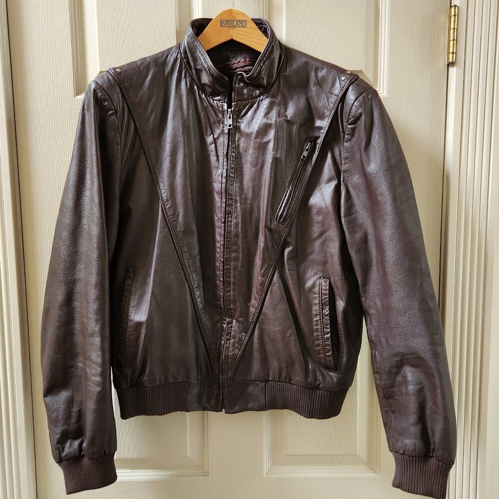 GERONIMO Leather bomber Jacket